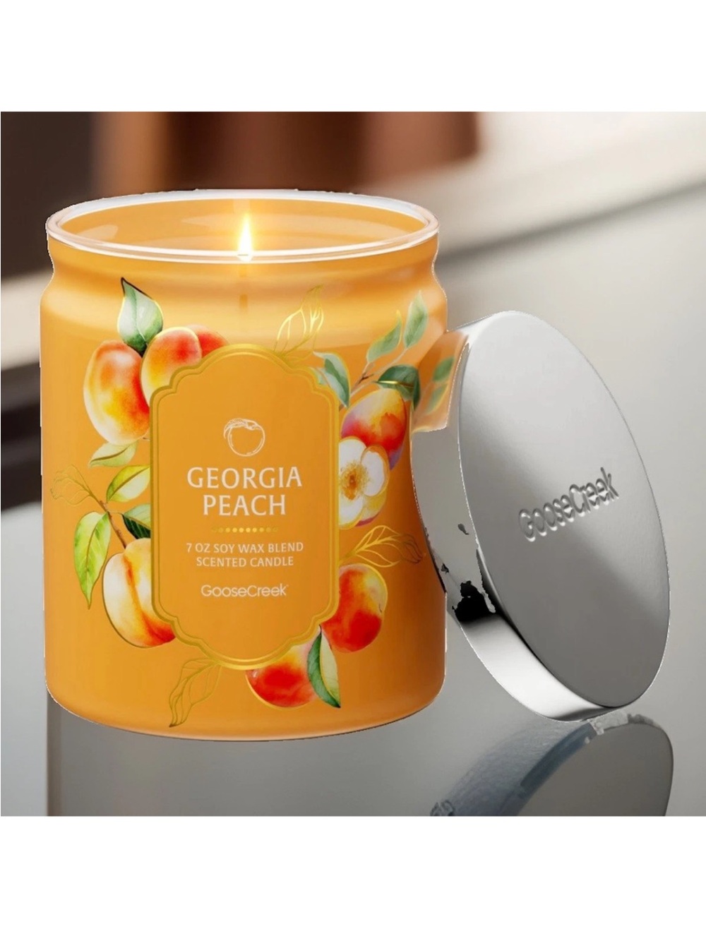 Goose Creek Single Wick Candle- Georgia Peach (7oz)
